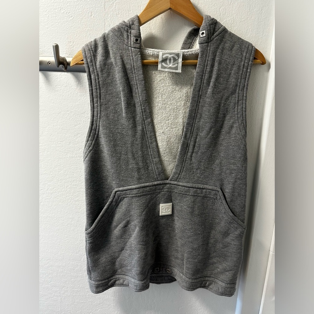 CHANEL SS01 SPORT Hooded Tank